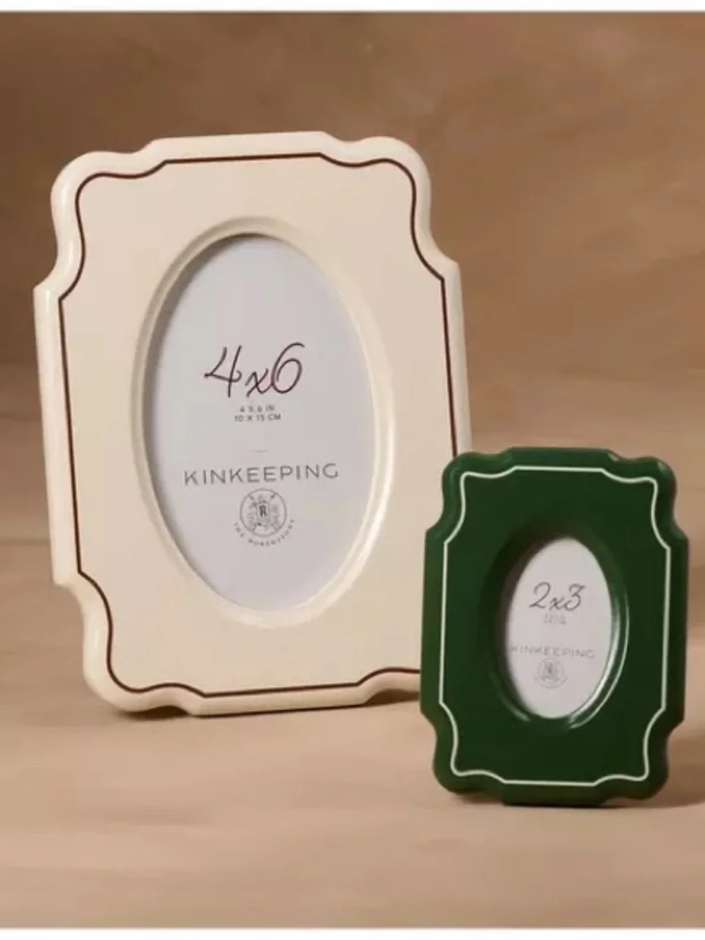 Kinkeeping White Traditional Frame - 4” x 6”